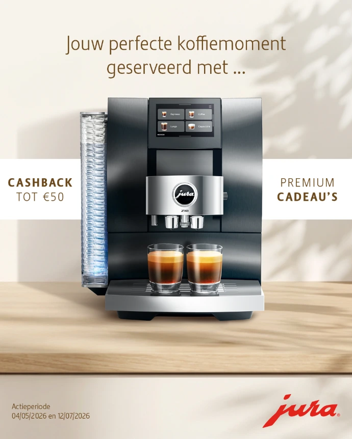 JURA Cashback of Cadeau Actie 2026