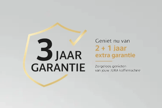 JURA 3 Jaar Garantie | Extra Garantie bij Coffee Adventure
