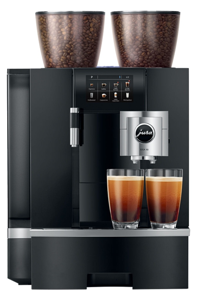 JURA GIGA X8 Aluminium Black (EA) + €84 Gratis koffie