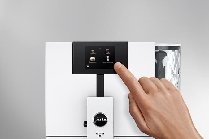​​​​​​​​​​JURA ENA 8 Touch Full Nordic White (EC) + €21 Gratis koffie