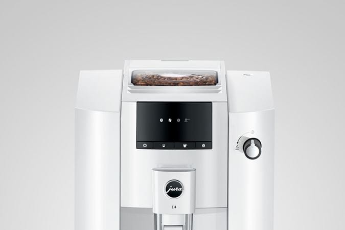 JURA E4 Piano White (EA) + €21 Gratis koffie