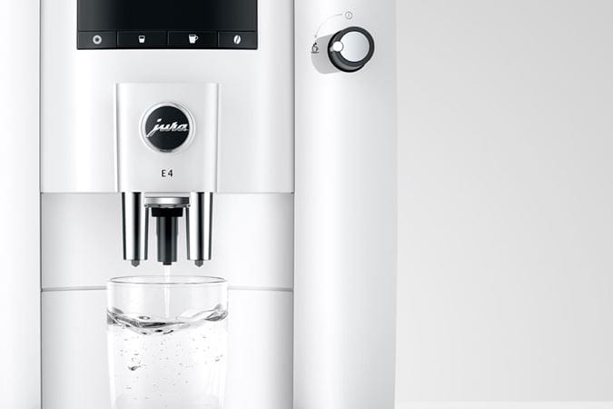 JURA E4 Piano White (EA) + €21 Gratis koffie