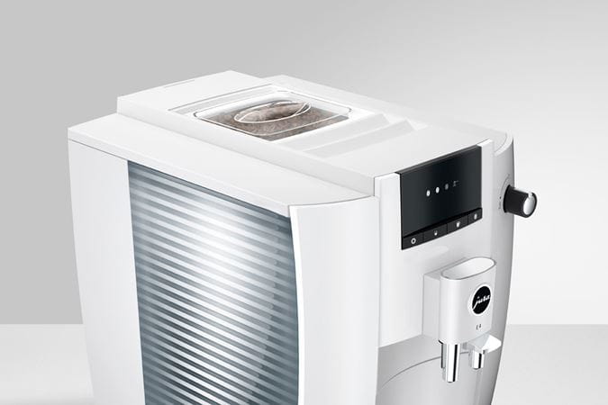 JURA E4 Piano White (EA) + €21 Gratis koffie