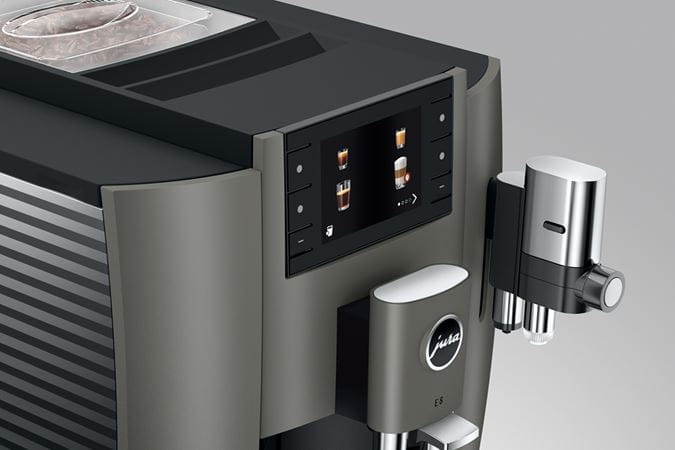 ​​​​​​​​​​JURA E8 Dark Inox (EC) + €21 Gratis koffie