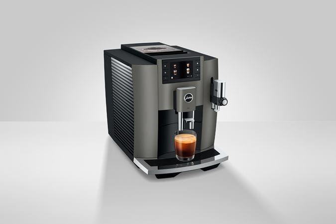 ​​​​​​​​​​JURA E8 Dark Inox (EC) + €21 Gratis koffie