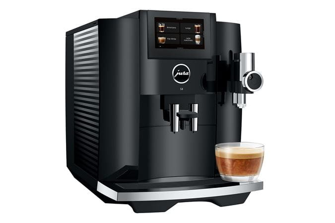 JURA S8 Piano Black (EB) + €42 Gratis koffie