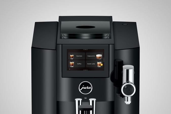 JURA S8 Piano Black (EB) + €42 Gratis koffie