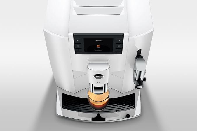 JURA E8 Piano White (EC) + €21 Gratis koffie
