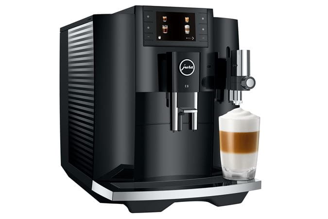 JURA E8 Piano Black (EC) + €21 Gratis koffie