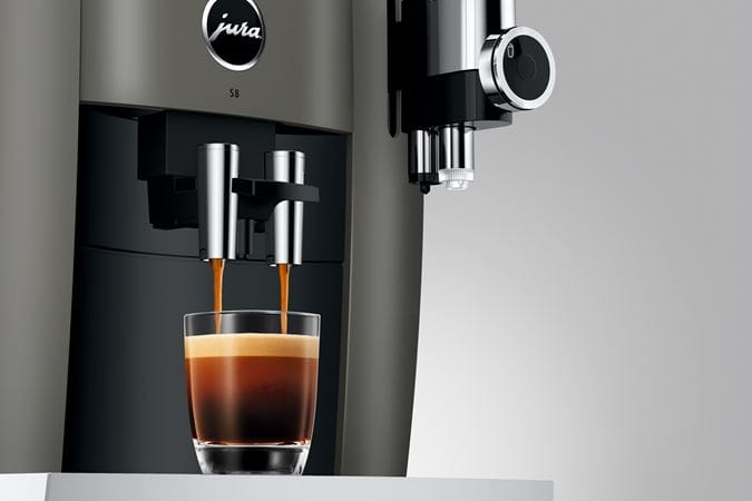 JURA S8 Dark Inox (EB) + €42 Gratis koffie