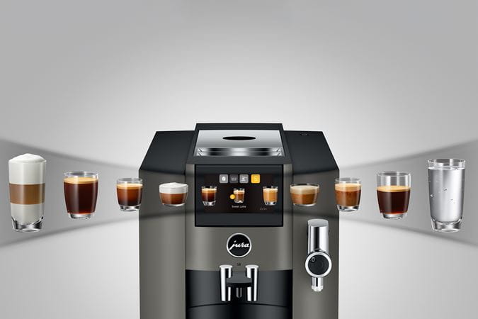 JURA S8 Dark Inox (EB) + €42 Gratis koffie