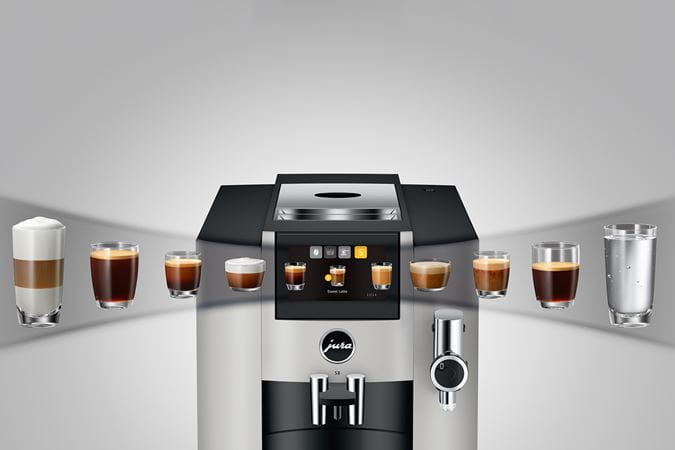 JURA S8 Platin (EB) + €42 Gratis koffie