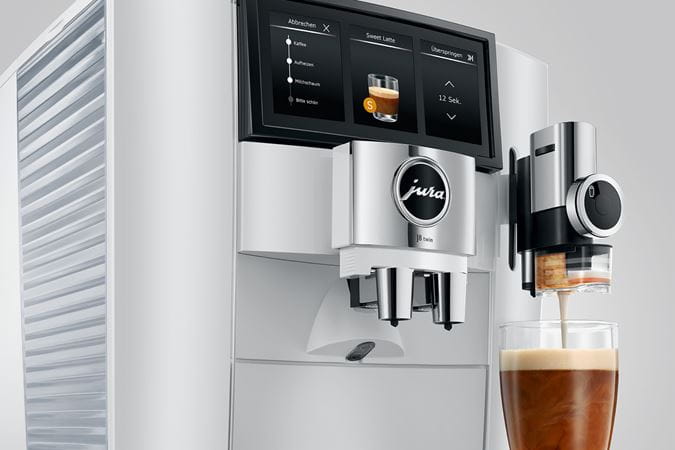 JURA J8 Twin Diamond White (EA) + €42 Gratis koffie