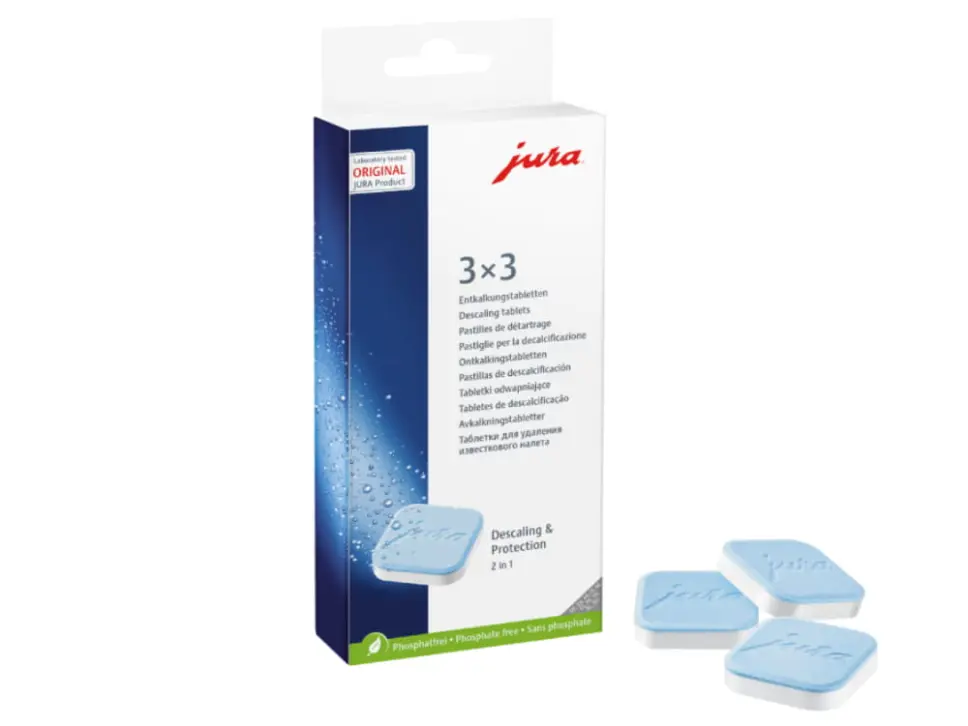 JURA 2 in 1 ontkalkingstabletten (3x3)