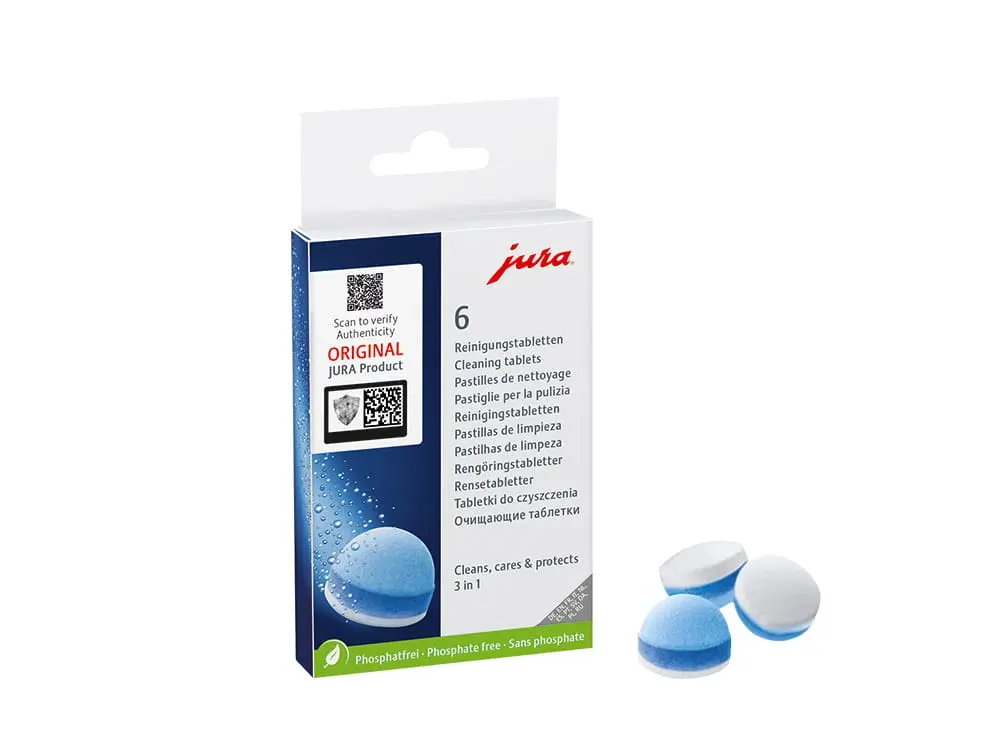 JURA 3-Fase Reinigingstabletten (6ST)