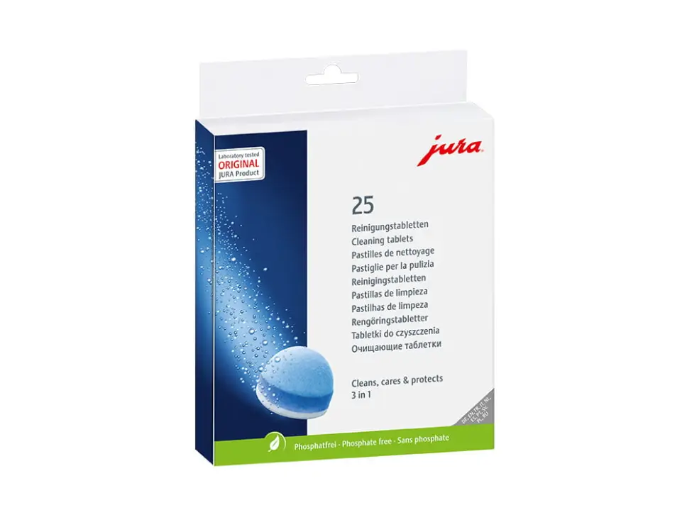 JURA 3-Fase Reinigingstabletten (25ST)