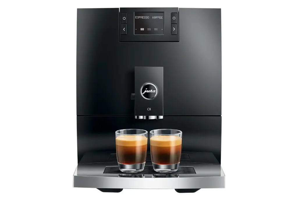 JURA C8 Piano Black (EA) + €23 Gratis koffie