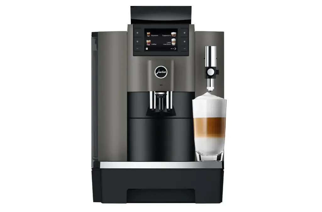 JURA W8 Dark Inox (EA) + €46 Gratis koffie