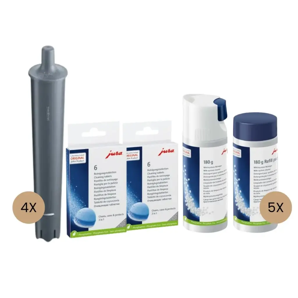 JURA Onderhoudspakket Professioneel 1 jaar + Melkreiniger