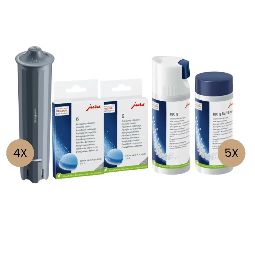 JURA Onderhoudspakket Huishoudelijk 1 jaar + Melkreiniger