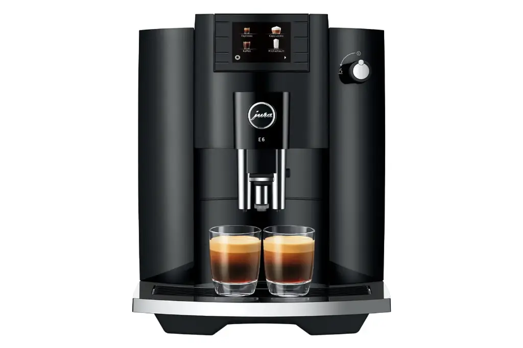 ​​​​​​​​​JURA E6 Piano Black (EC) + €23 Gratis koffie