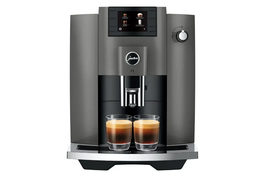 JURA E6 Dark Inox (EC) + €23 Gratis koffie