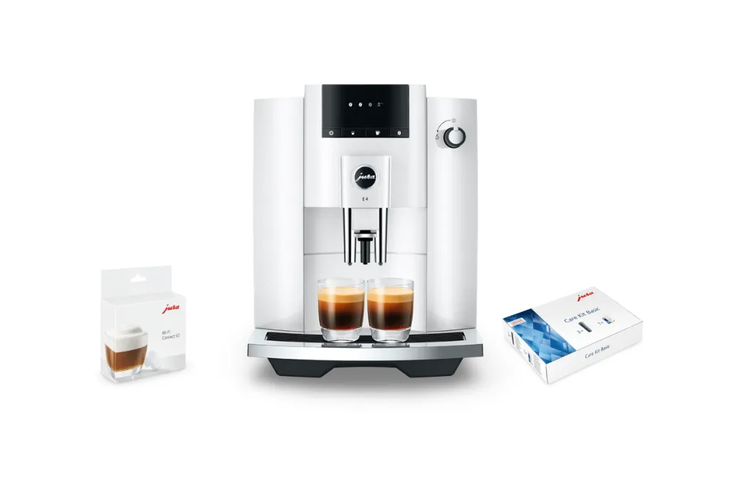 JURA E4 Piano White (EA) - Basis Bundel