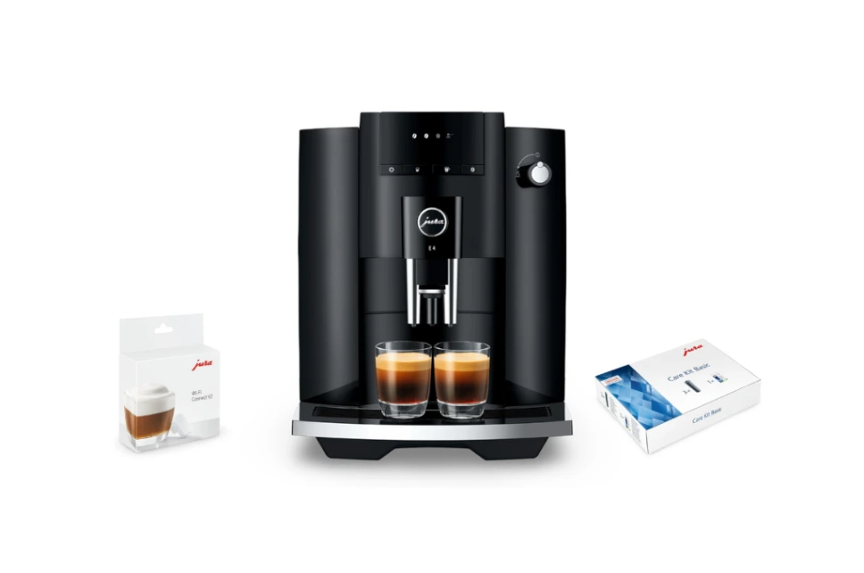 JURA E4 Piano Black (EA) - Basis Bundel