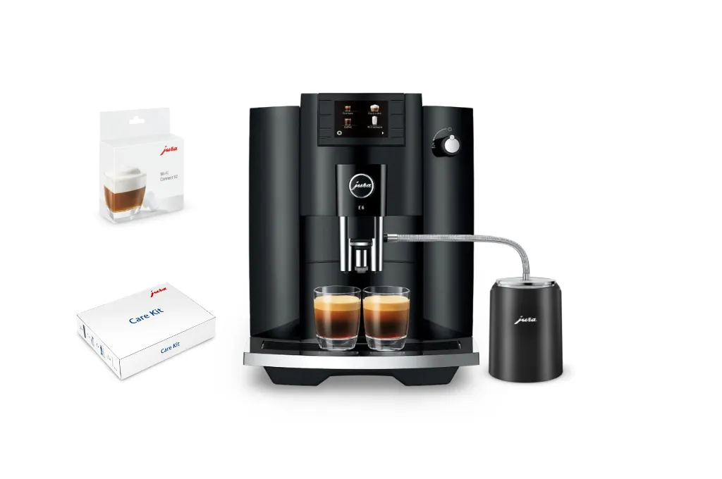 ​​​​​​​​​JURA E6 Piano Black (EC) - Basis Bundel
