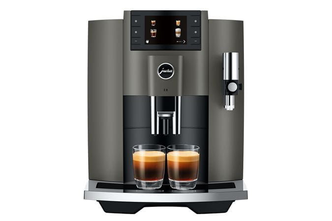 ​​​​​​​​​​JURA E8 Dark Inox (EC) + €21 Gratis koffie