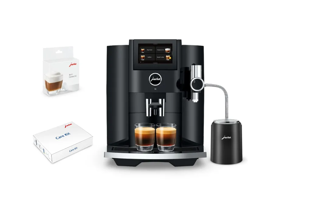 JURA S8 Piano Black (EB) - Basis Bundel