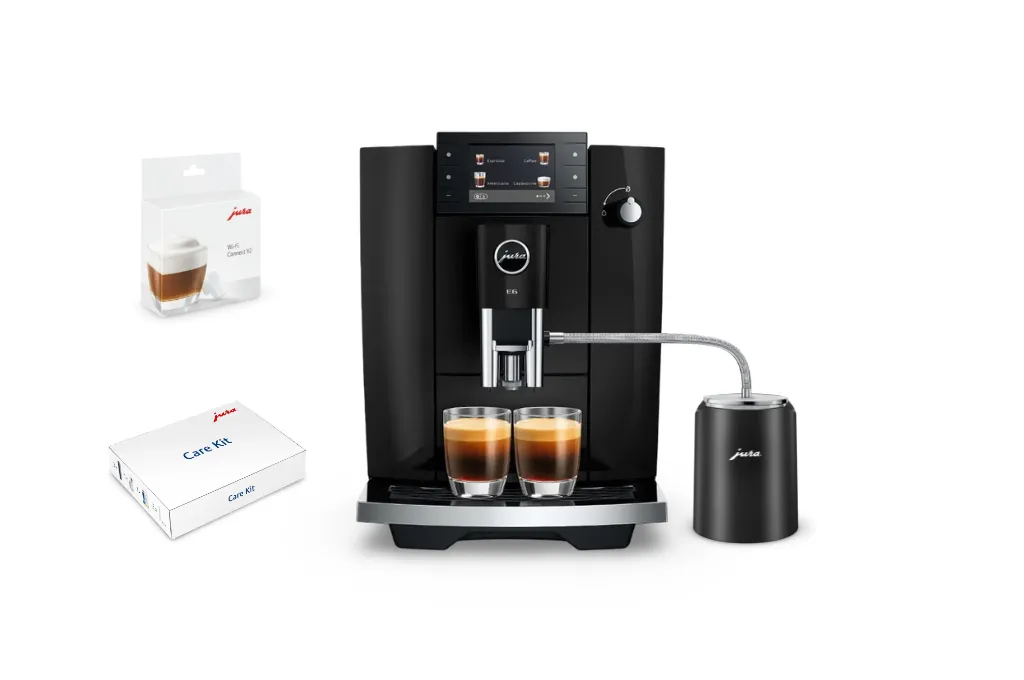 JURA E6 Piano Black (ED) - Basis Bundel