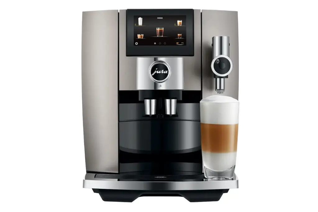 JURA J8 Midnight Silver (EA) + €46 Gratis koffie