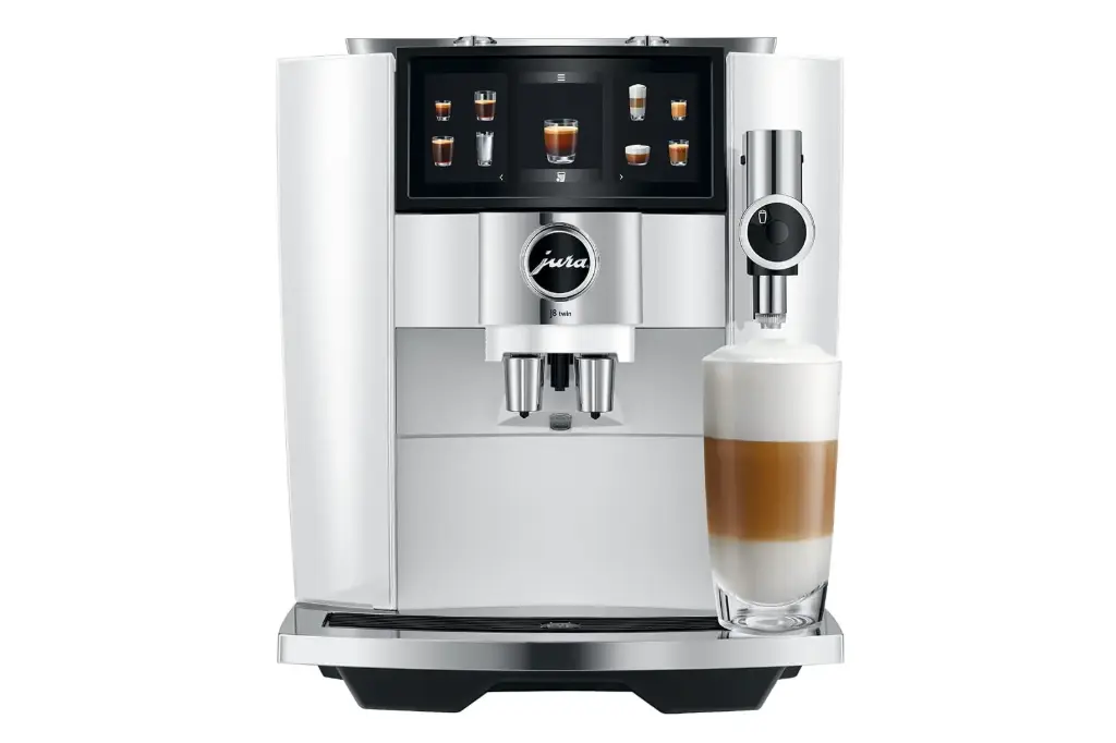 JURA J8 Twin Diamond White (EA) + €42 Gratis koffie
