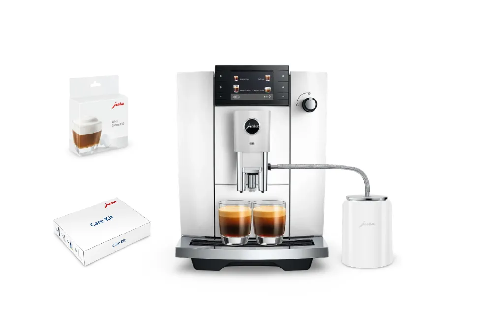 JURA E6 Piano White (ED) - Basis Bundel