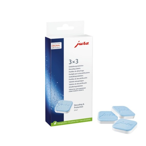 JURA 2 in 1 ontkalkingstabletten (3x3)