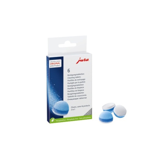 JURA 3-phase reinigingstabletten (6 stuks)