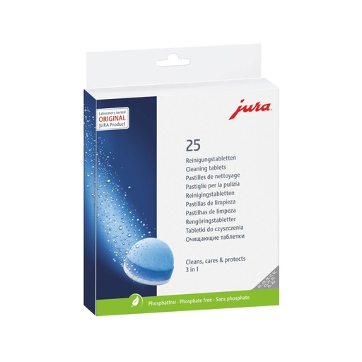 JURA 3-Fase Reinigingstabletten (25ST)